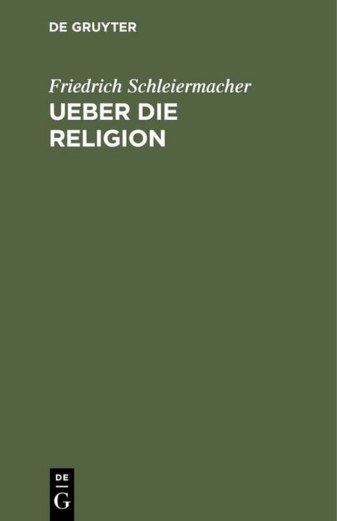 Produktbild: Ueber die Religion