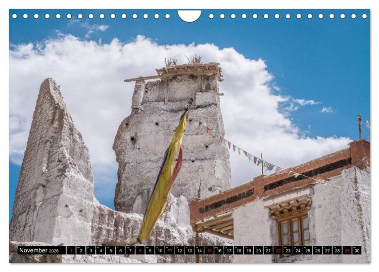 Produktbild: Ladakh - Buddhistische Kl&ouml;ster (Wandkalender 2026 DIN A4 quer), CALVENDO Monatskalender