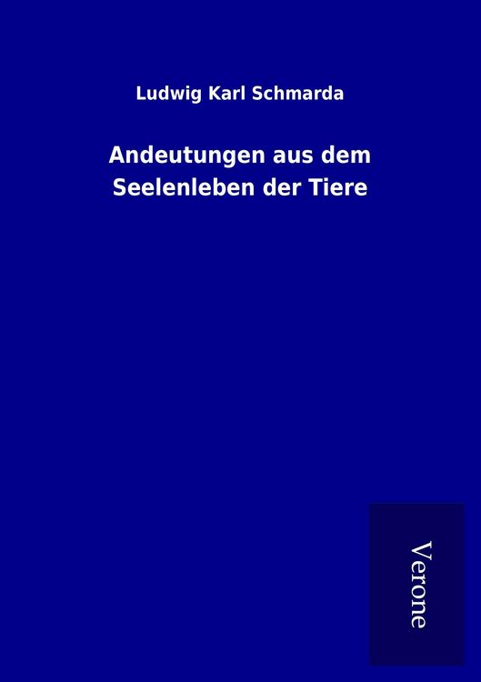 Produktbild: Andeutungen aus dem Seelenleben der Tiere
