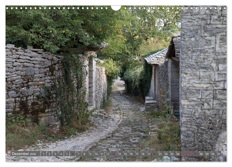 Produktbild: Griechenland 2026 - Zagorochoria und Vikos-Schlucht (Wandkalender 2026 DIN A3 quer), CALVENDO Monatskalender