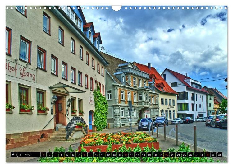 Produktbild: Balingen - ein visueller Streifzug durch die Stadt (Wandkalender 2027 DIN A3 quer), CALVENDO Monatskalender