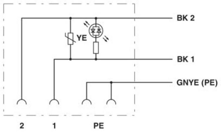 Produktbild: Ventilstecker mit angespritzter Leitung 1400648 Schwarz SAC-3P-5,0-PUR/A-1L-V 230V 1400648 Phoenix Contact Inhalt: 1 St.