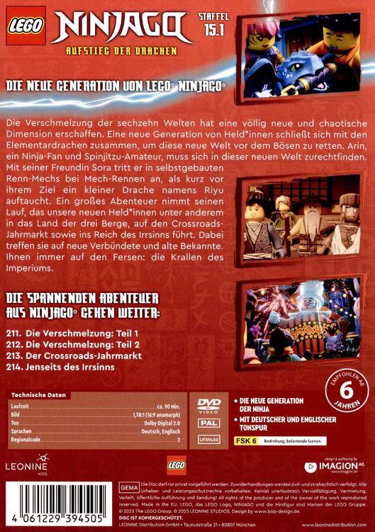 Produktbild: LEGO Ninjago - Staffel 15.1