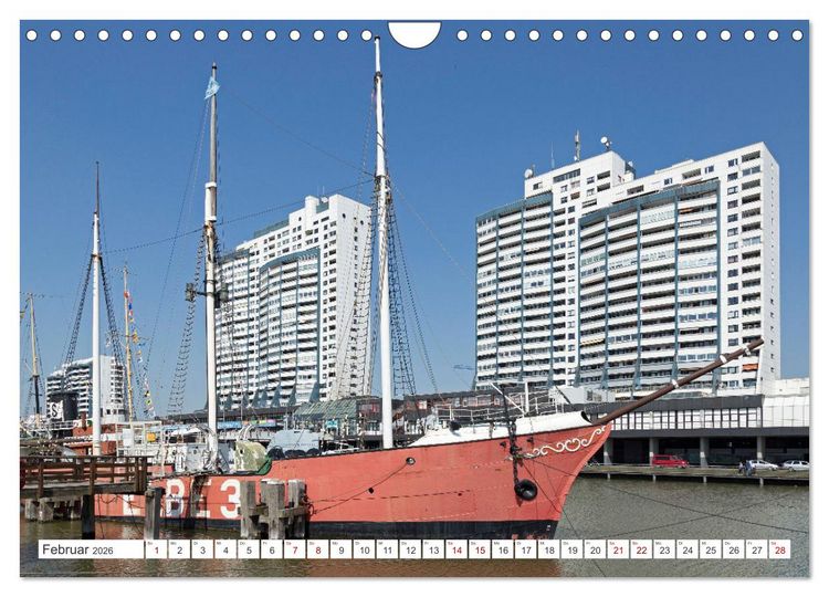Produktbild: Ansichten von Bremen und Bremerhaven (Wandkalender 2026 DIN A4 quer), CALVENDO Monatskalender