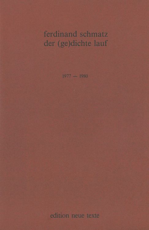 Produktbild: Der Gedichte Lauf