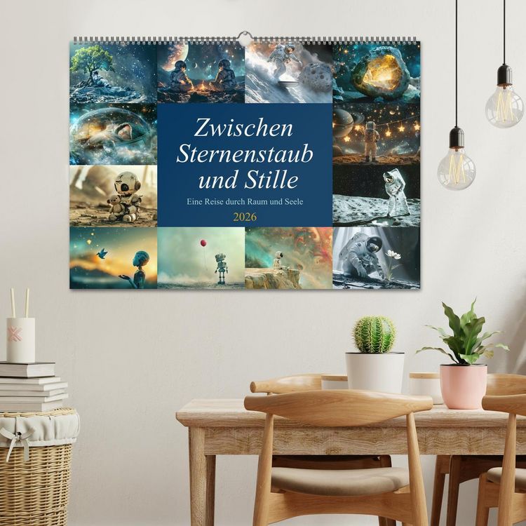 Produktbild: Zwischen Sternenstaub und Stille (Wandkalender 2026 DIN A2 quer), CALVENDO Monatskalender