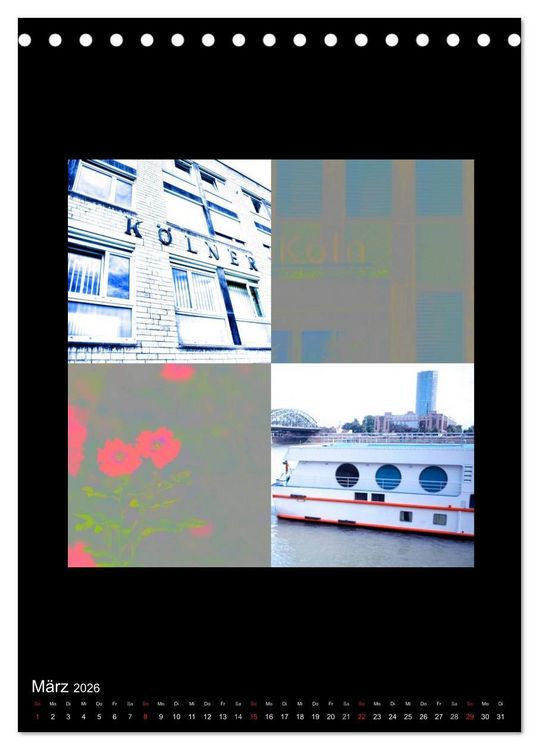Produktbild: MEIN K&Ouml;LN Photos Marion Koell (Tischkalender 2026 DIN A5 hoch), CALVENDO Monatskalender