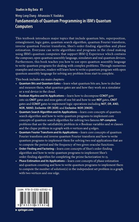 Produktbild: Fundamentals of Quantum Programming in IBM's Quantum Computers