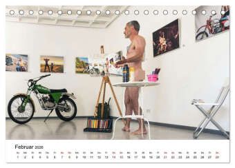 Produktbild: Echte M&auml;nner, coole Mopeds (Tischkalender 2026 DIN A5 quer), CALVENDO Monatskalender