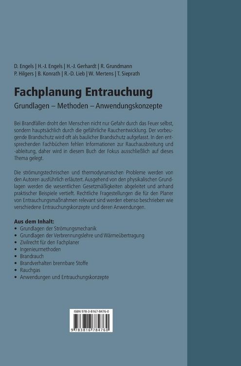 Produktbild: Fachplanung Entrauchung