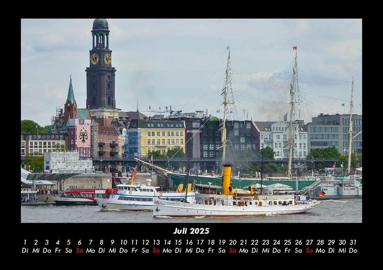 Produktbild: Hamburg 2025 Fotokalender DIN A3