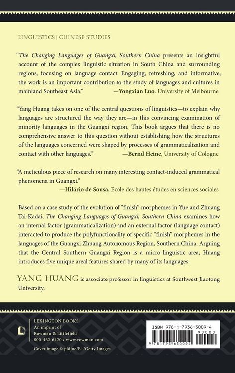 Produktbild: Changing Languages of Guangxi, Southern China