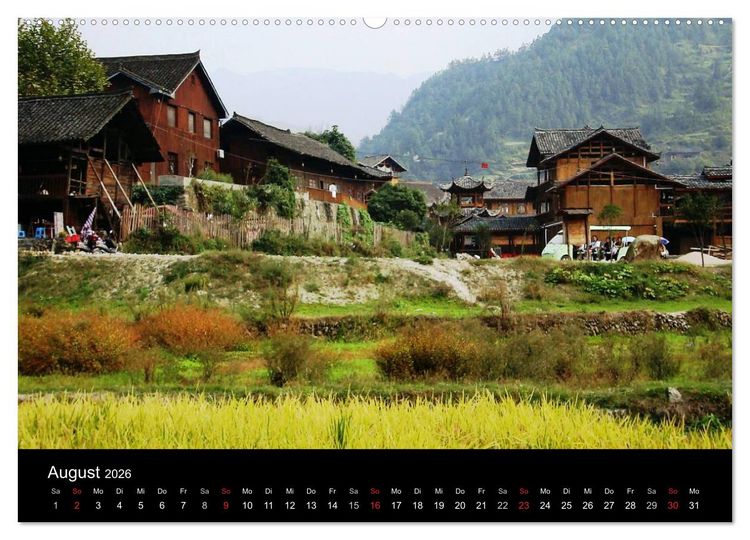 Produktbild: Impressionen aus China (hochwertiger Premium Wandkalender 2026 DIN A2 quer), Kunstdruck in Hochglanz
