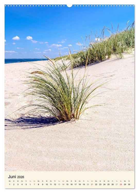 Produktbild: INSEL SYLT, Berauschende Nat&uuml;rlichkeit (Wandkalender 2026 DIN A2 hoch), CALVENDO Monatskalender