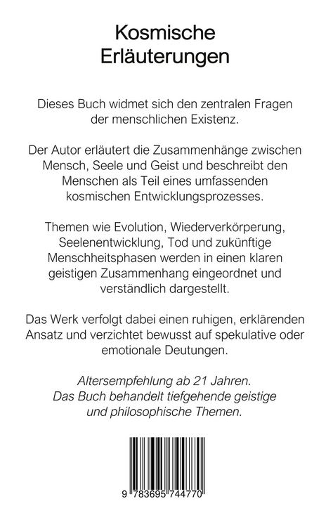 Produktbild: Kosmische Erl&auml;uterungen