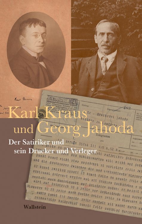 Produktbild: Karl Kraus und Georg Jahoda
