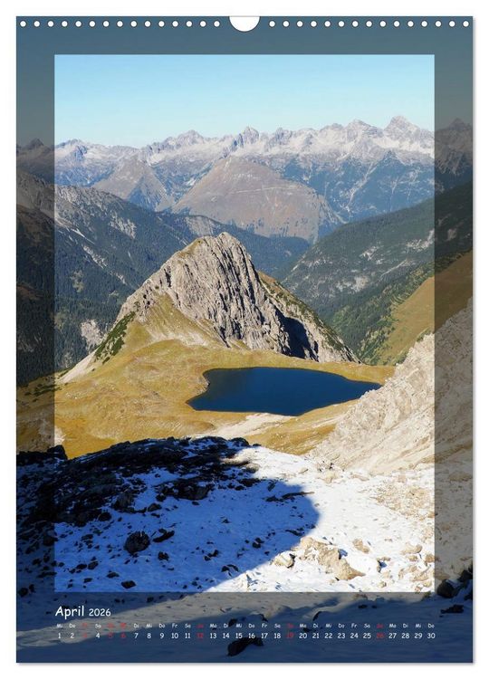 Produktbild: Bergwelten Wandkalender (Wandkalender 2026 DIN A3 hoch), CALVENDO Monatskalender