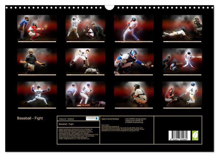Produktbild: Baseball - Fight (Wandkalender 2026 DIN A3 quer), CALVENDO Monatskalender