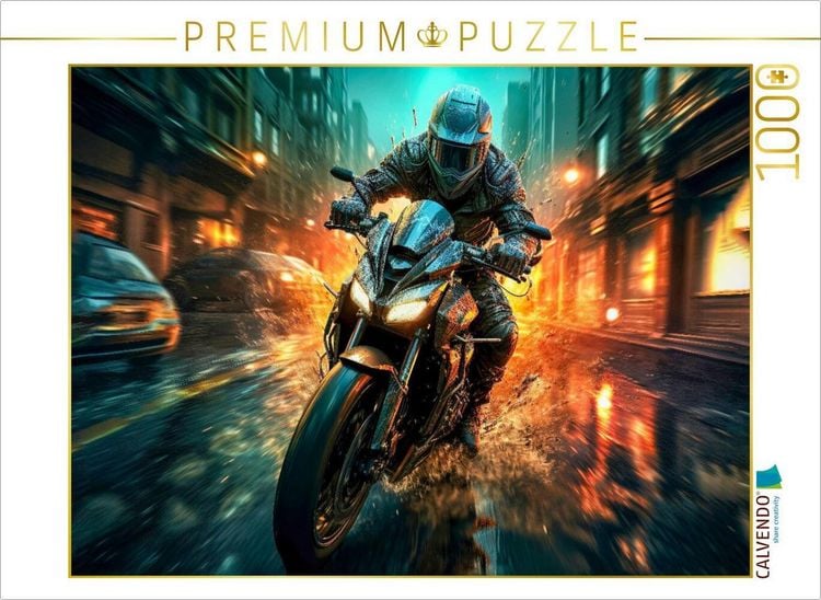 Produktbild: CALVENDO Puzzle Motorr&auml;der | 1000 Teile Lege-Gr&ouml;&szlig;e 64x48cm Foto-Puzzle f&uuml;r gl&uuml;ckliche Stunden