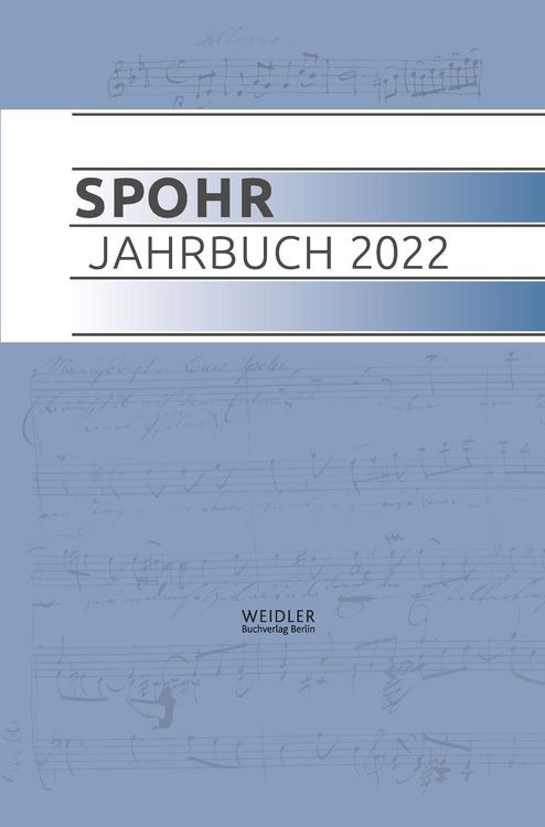 Produktbild: Spohr Jahrbuch 2022