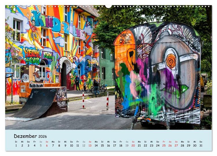 Produktbild: D&uuml;sseldorf - Die Kiefernstra&szlig;e (hochwertiger Premium Wandkalender 2026 DIN A2 quer), Kunstdruck in Hochglanz