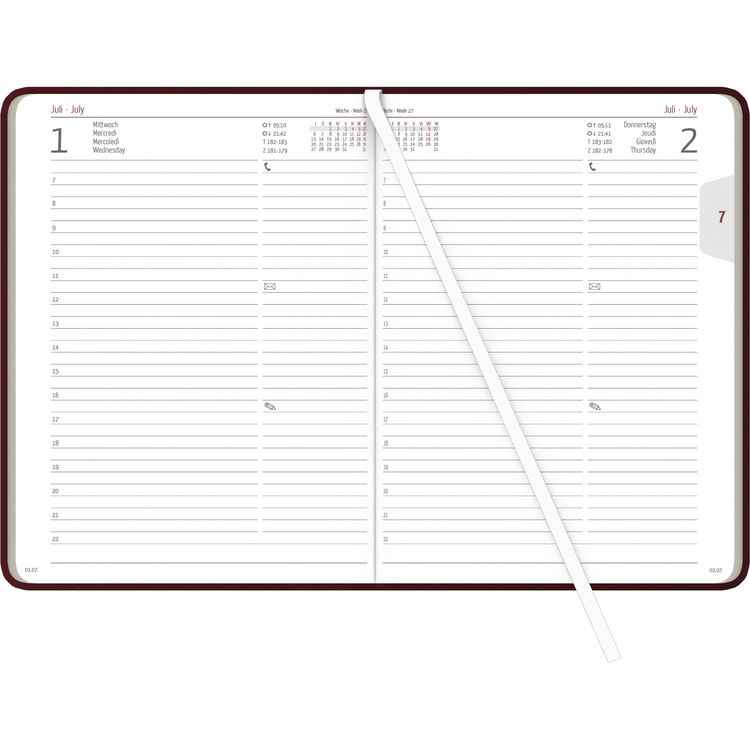Produktbild: Buchkalender Nature Line Flower 2026 - Taschen-Kalender A5 - 1 Tag 1 Seite - 416 Seiten - Umwelt-Kalender - mit Hardcover - Alpha Edition