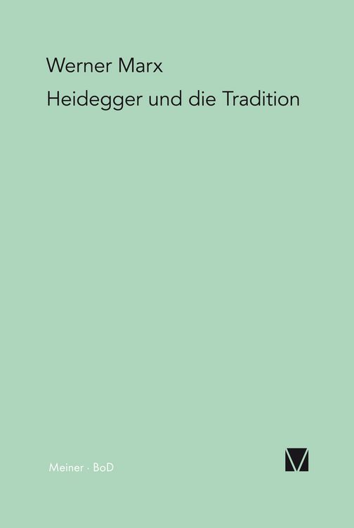 Produktbild: Heidegger und die Tradition