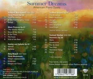 Produktbild: Summer Dreams-American Piano Duets By Beach,MacDow