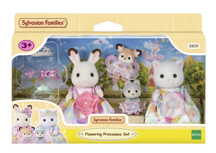 Produktbild: Sylvanian Families 5809 - Flowering Princesses Set, Blumenprinzessinnen Figurenset