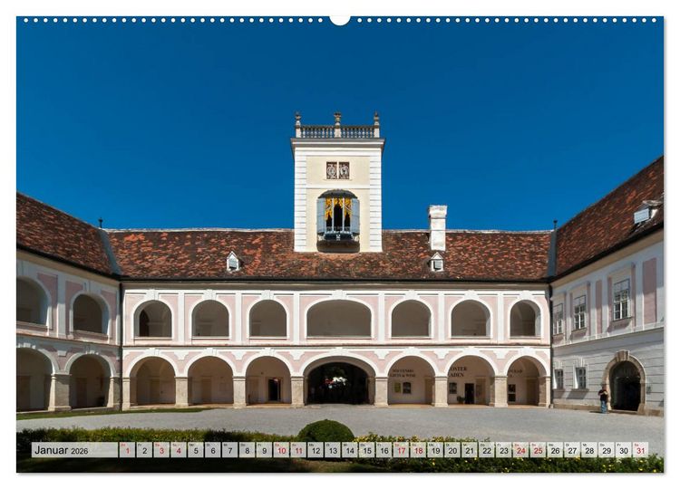 Produktbild: Stift Heiligenkreuz (hochwertiger Premium Wandkalender 2026 DIN A2 quer), Kunstdruck in Hochglanz
