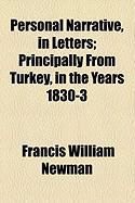 Produktbild: Personal Narrative, in Letters; Principally from Turkey, in the Years 1830-3