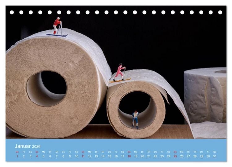 Produktbild: Neue Miniaturen - Klein ganz gro&szlig; 2.0 (Tischkalender 2026 DIN A5 quer), CALVENDO Monatskalender