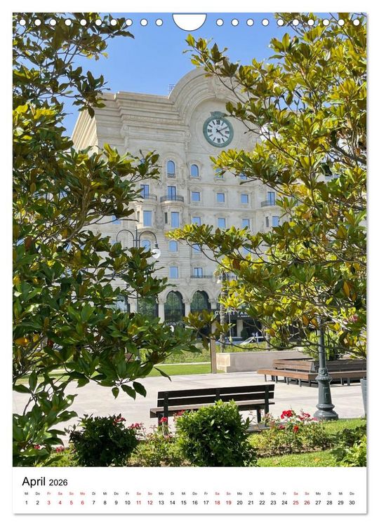 Produktbild: Aserbaidschan - Eine Reise von Baku in den Kaukasus (Wandkalender 2026 DIN A4 hoch), CALVENDO Monatskalender