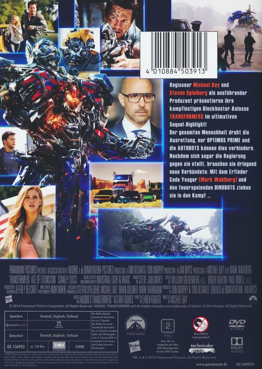 Produktbild: Transformers 4 - &Auml;ra des Untergangs