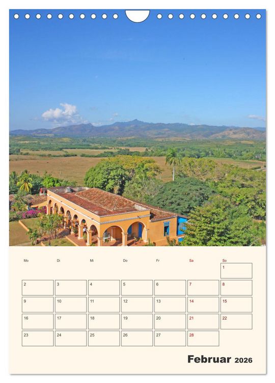 Produktbild: Kuba - Inselparadies in der Karibik (Wandkalender 2026 DIN A4 hoch), CALVENDO Monatskalender