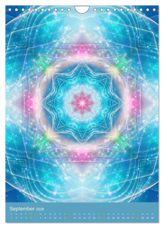 Produktbild: Lichtvolle Mandalas (Wandkalender 2026 DIN A4 hoch), CALVENDO Monatskalender
