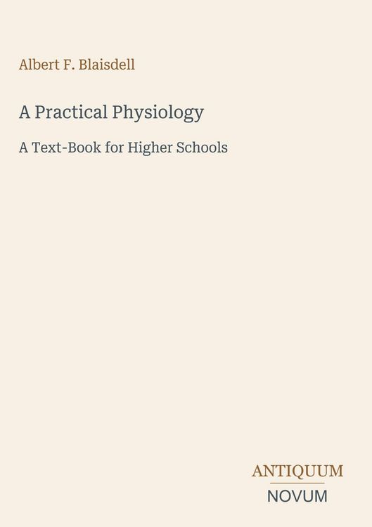 Produktbild: A Practical Physiology