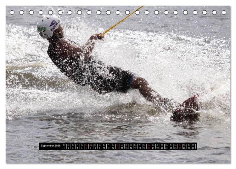 Produktbild: Wakeboarding (Tischkalender 2026 DIN A5 quer), CALVENDO Monatskalender