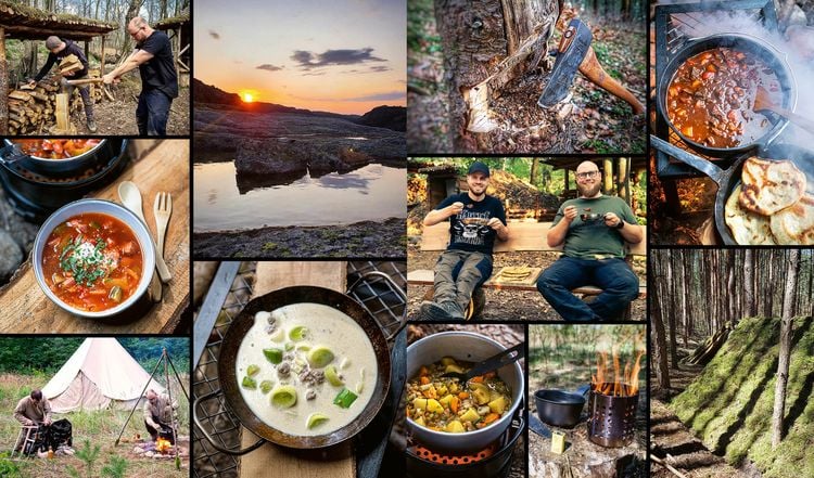 Produktbild: Outdoor Kochen &ndash; Ohne Strom und ohne Schnickschnack mit den Naturens&ouml;hnen