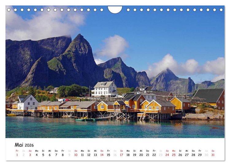 Produktbild: Die Lofoten - Magie des Lichtes (Wandkalender 2026 DIN A4 quer), CALVENDO Monatskalender