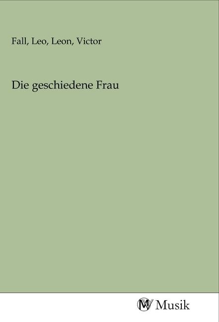 Produktbild: Die geschiedene Frau