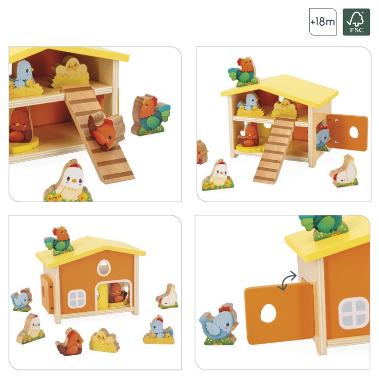 Produktbild: Mein erster H&uuml;hnerstall &ndash; Rollenspielspa&szlig; f&uuml;r kleine Tierfreunde
