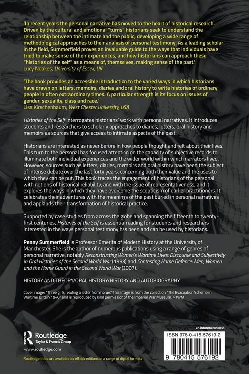 Produktbild: Histories of the Self