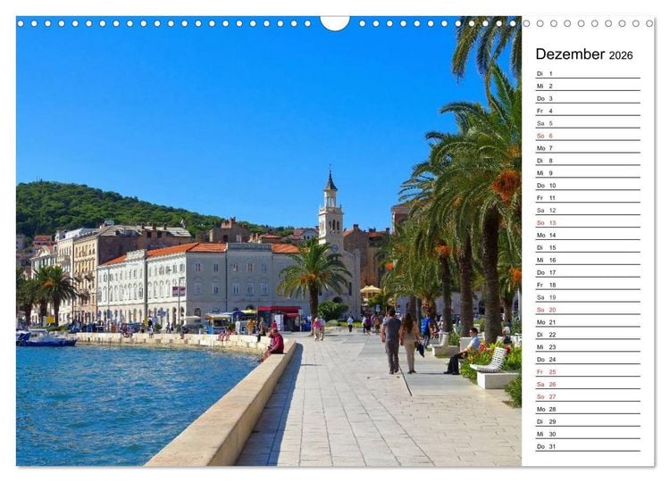 Produktbild: Split - Metropole Dalmatiens (Wandkalender 2026 DIN A3 quer), CALVENDO Monatskalender