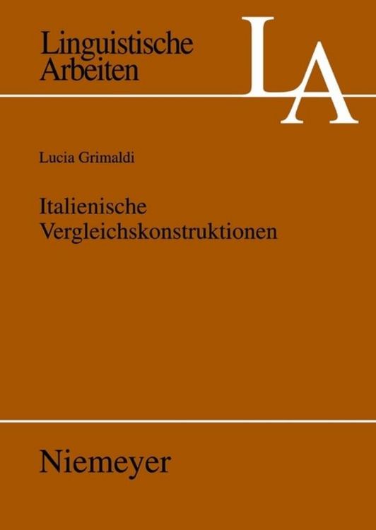 Produktbild: Italienische Vergleichskonstruktionen