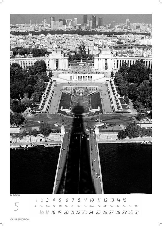 Produktbild: Paris schwarz-weiss Kalender 2027 &ndash; Wandkalender | Fotokalender Frankreich 59x42cm Grosses Format - Stilvoller Paris Schwarz-Wei&szlig; &ndash; Ideal f&uuml;r Kunst- und Reisefreunde
