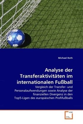 Produktbild: Roth, M: Analyse der Transferaktivit&auml;ten im internationalen