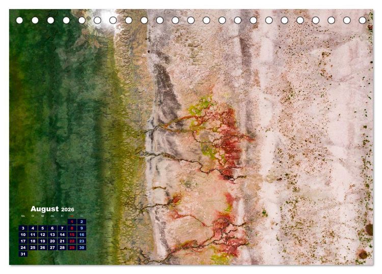 Produktbild: ABOVE - Die Welt von oben in ihrer abstraktesten Form (Tischkalender 2026 DIN A5 quer), CALVENDO Monatskalender