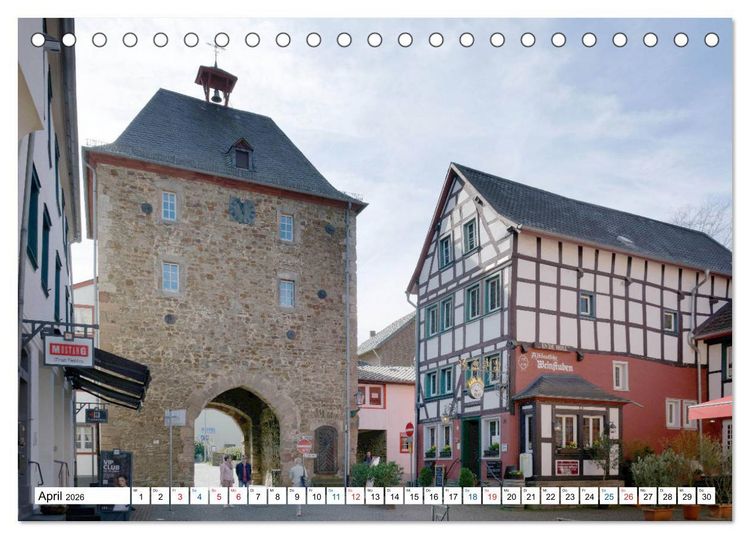 Produktbild: Bad M&uuml;nstereifel - Ansichtssache (Tischkalender 2026 DIN A5 quer), CALVENDO Monatskalender