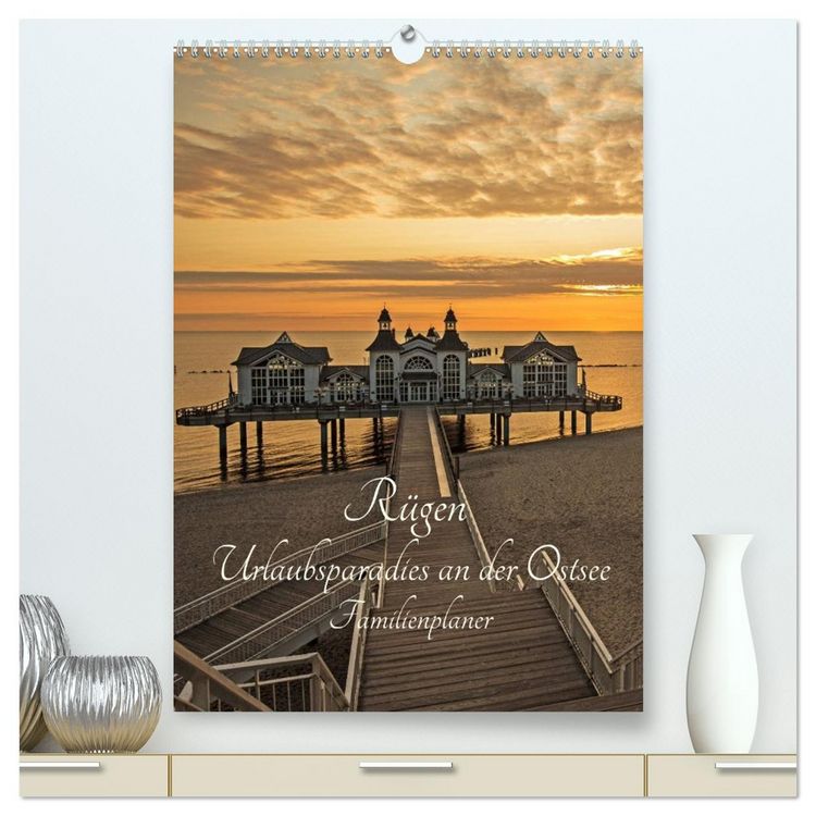 Produktbild: R&uuml;gen - Urlaubsparadies an der Ostsee - Familienplaner (hochwertiger Premium Wandkalender 2026 DIN A2 hoch), Kunstdruck in Hochglanz
